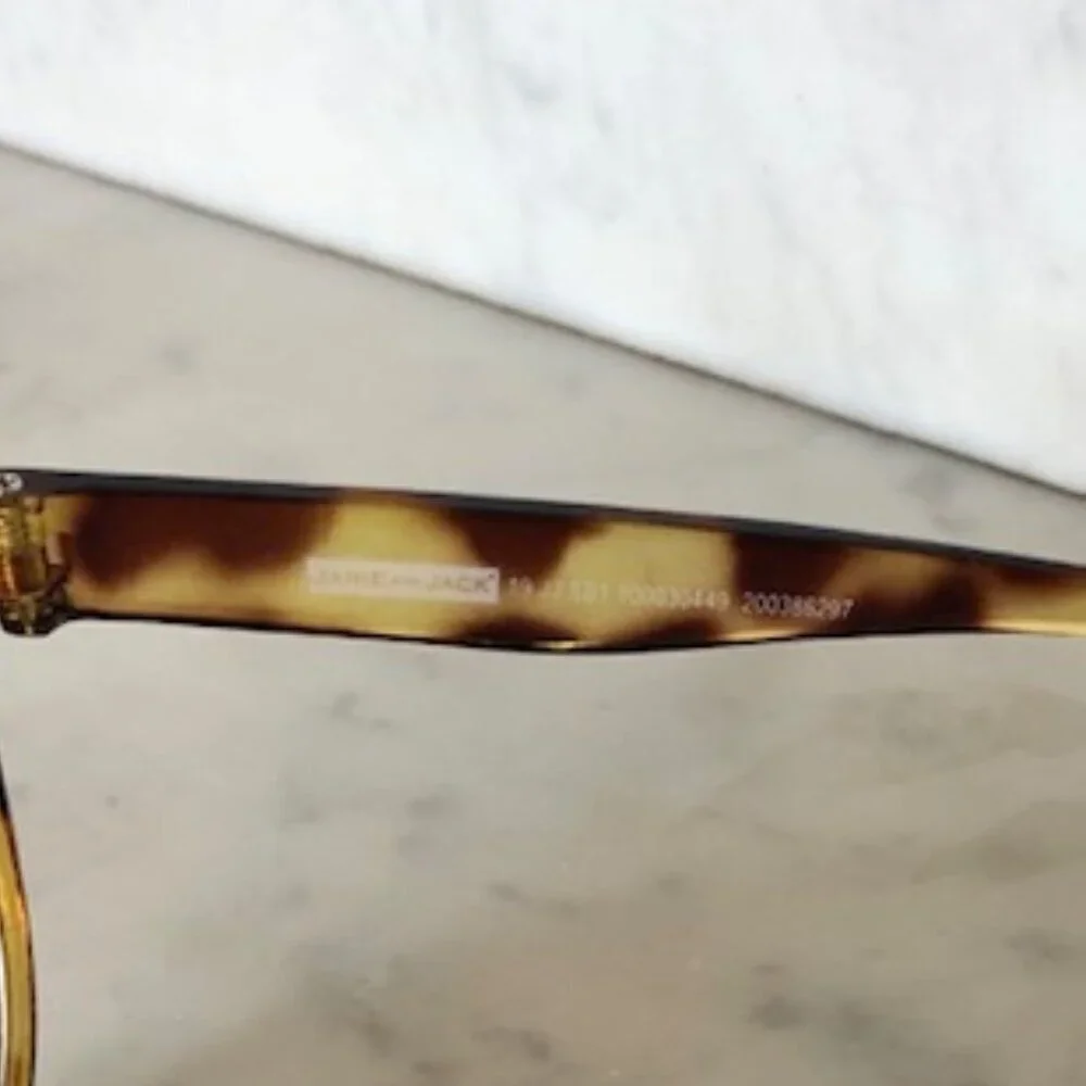 JANIE AND JACK Tortoise Cat Eye Variegated Sunglasses